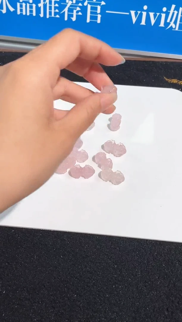 【闪购商品】水晶手链未镶嵌22号粉晶金刚杵配件