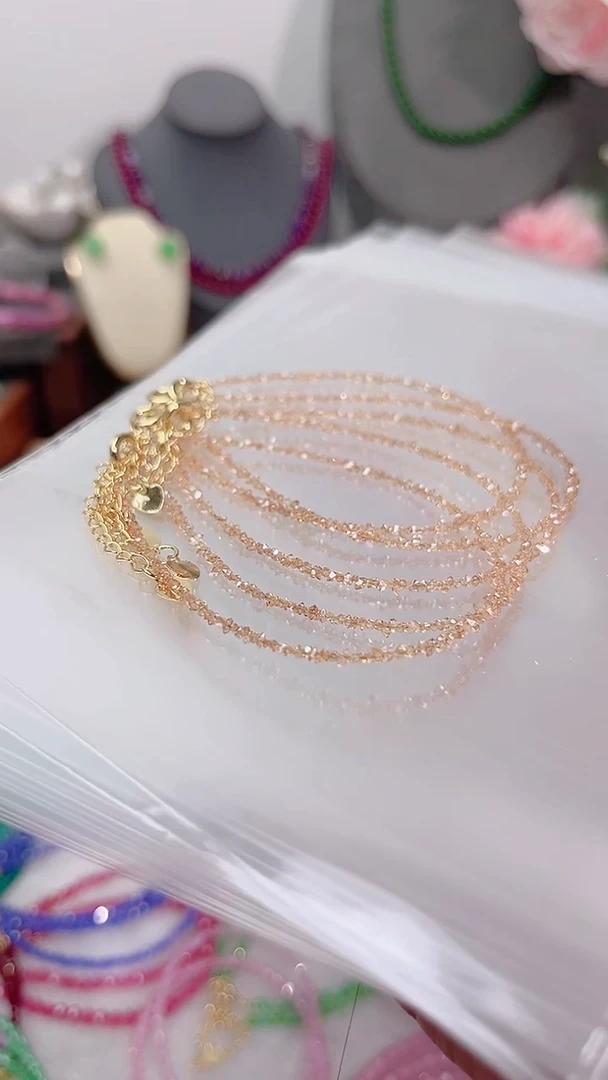 银S925镶嵌手链钻石金99