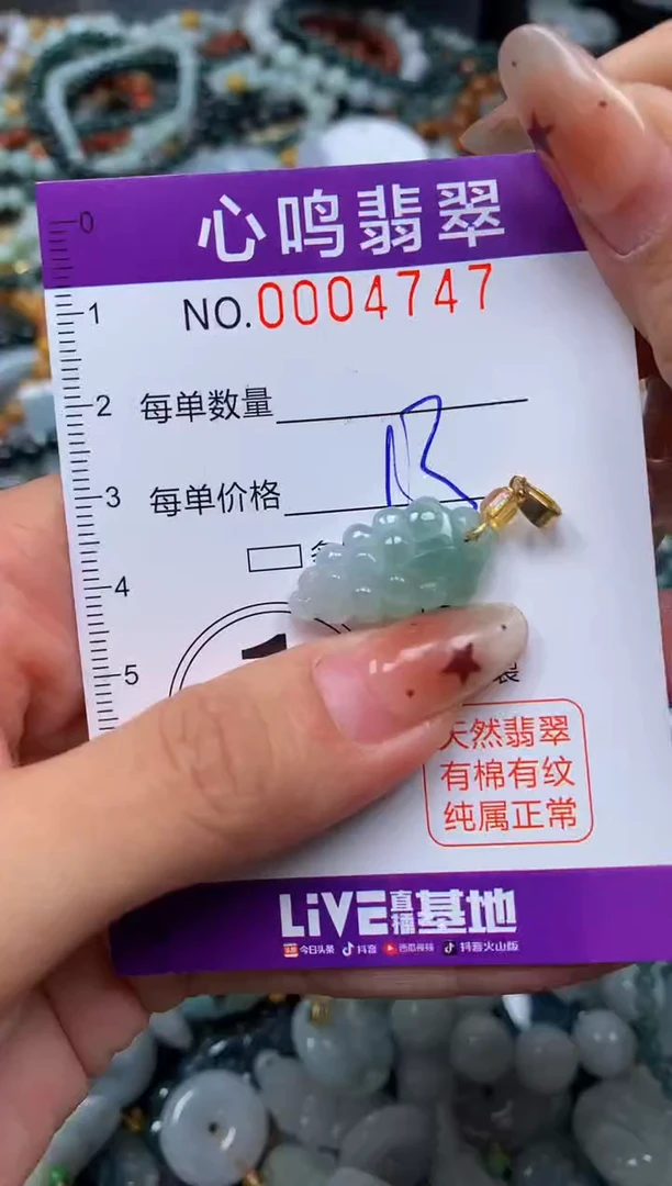 翡翠未镶嵌颈饰闪购004747