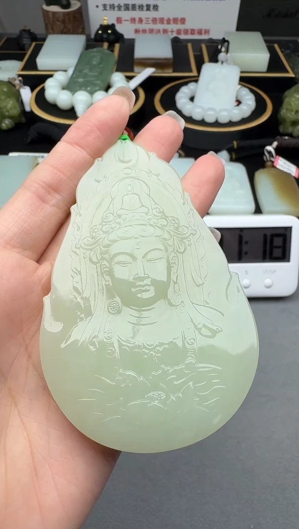 颈饰未镶嵌和田玉3