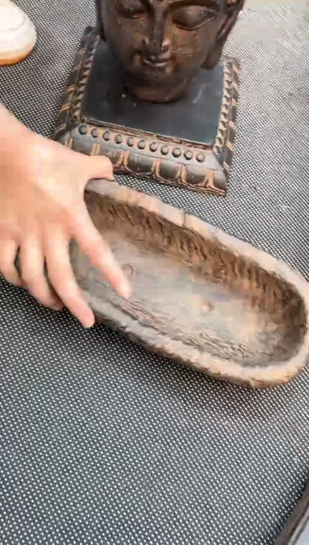 陶土【火山泥】牛槽盆