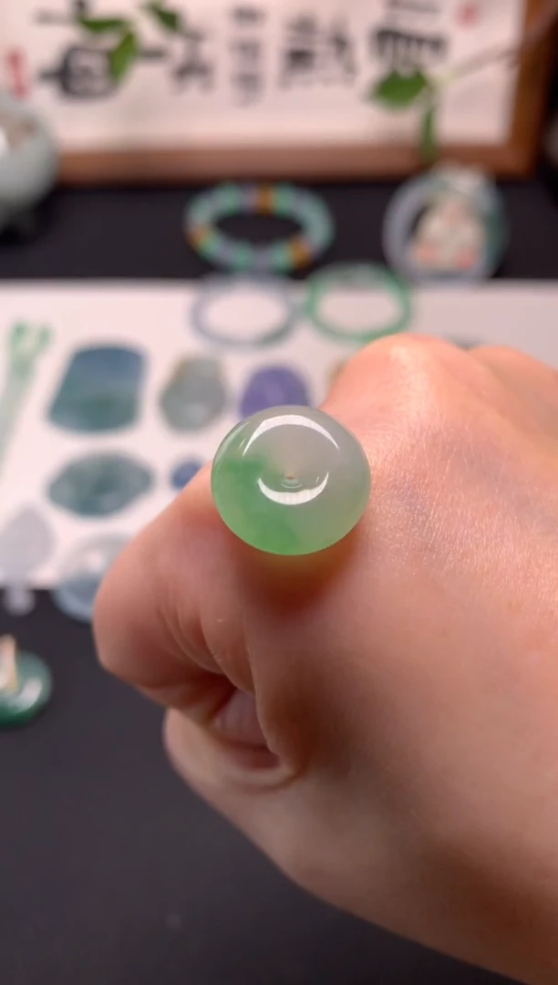 未镶嵌定制翡翠15*5.8