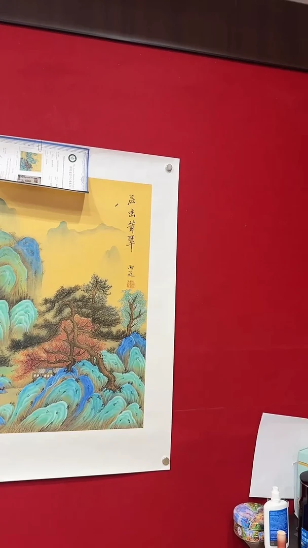国画当代界画第一人魏丙欣4平尺山水