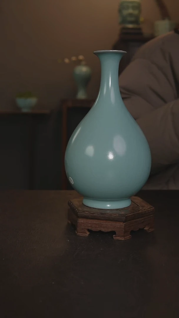 摆件瓷仿古手工玉壶春