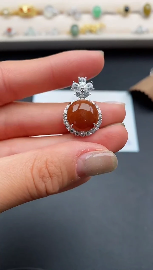 银S925镶嵌戒指翡翠22222222+9