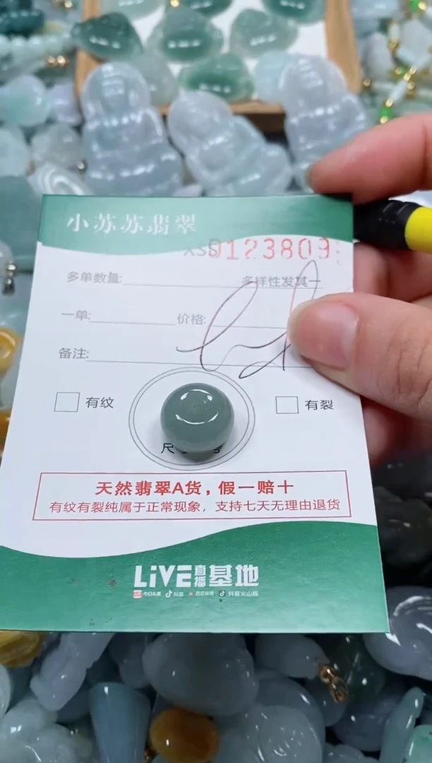 【闪购商品】翡翠颈饰未镶嵌闪购商品0123809