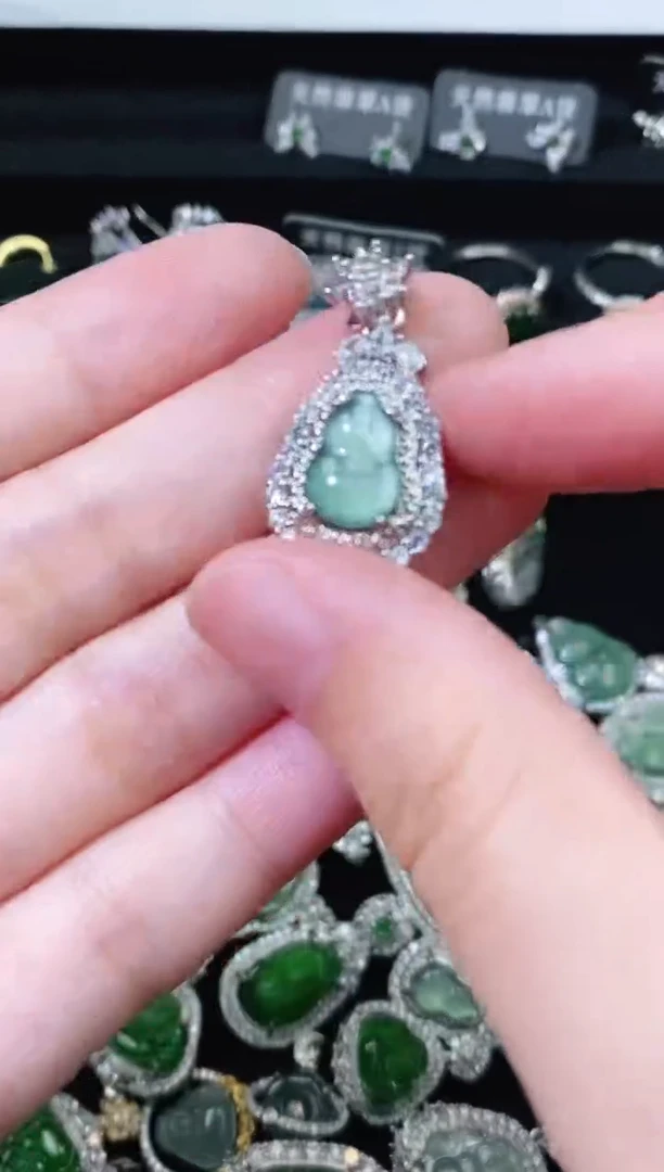 【闪购商品】翡翠未镶嵌颈饰精美翡翠-多样性只发一件H359