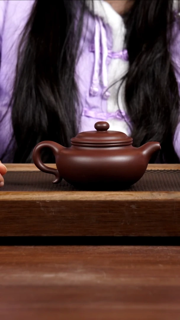【闪购商品】紫砂茶壶四号井紫泥仿古300CC