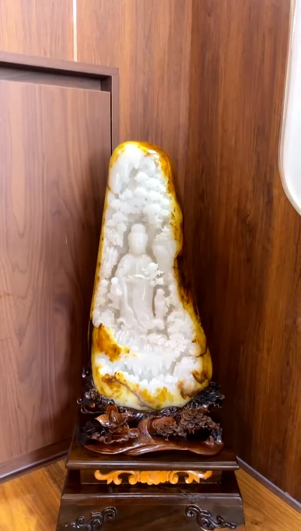 未镶嵌和田玉摆件冬**…1