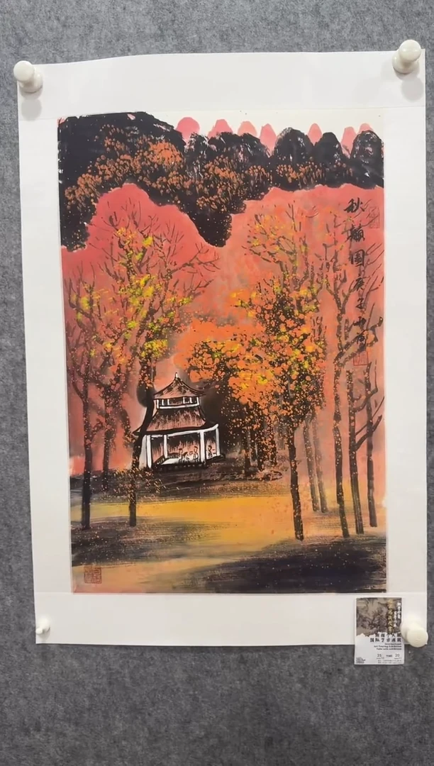 国画雨荷绘画111111111