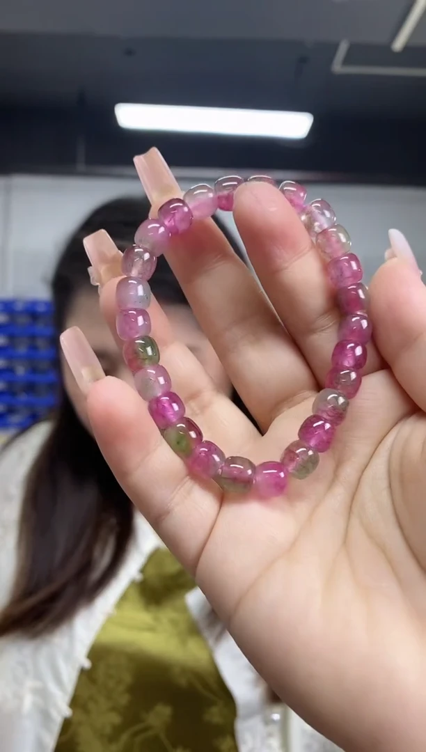 手串未镶嵌碧玺多样性发其一颜色微差