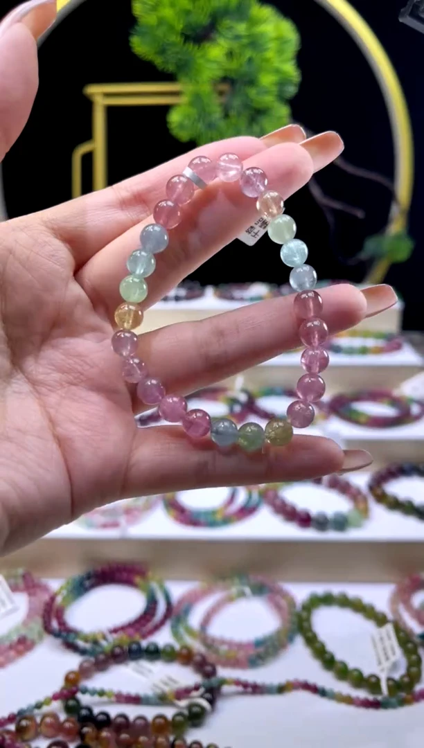 未镶嵌/碧玺7mm+单圈多样性发货