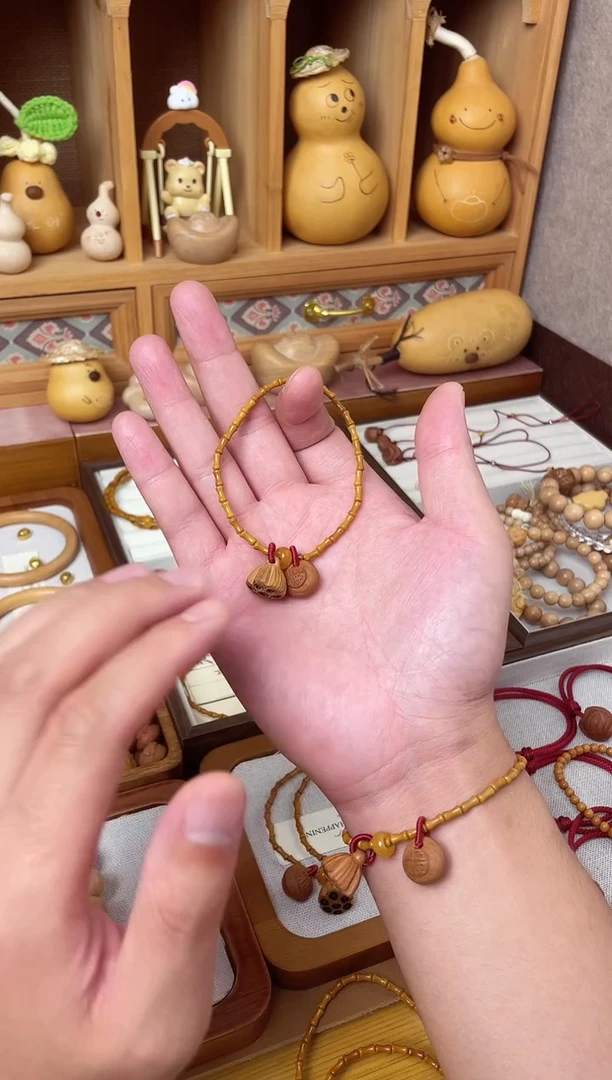 手串/手链核桃竹节手串一物一拍好运连连