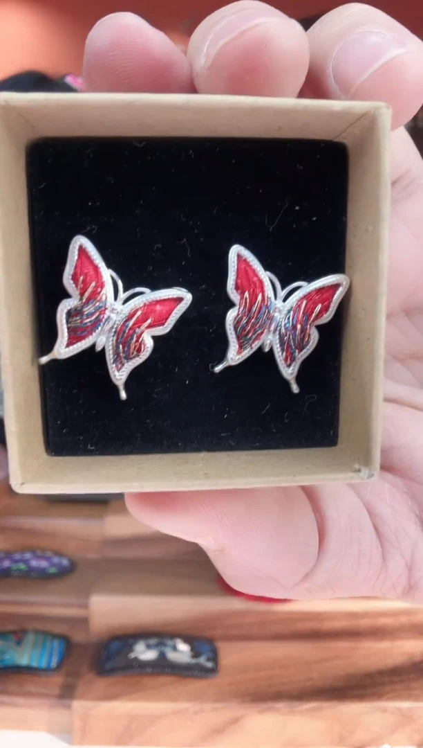 织绣长红苗银苗绣手工首饰23