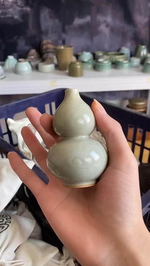 【山隐青瓷】龙窑柴烧杯子    全品