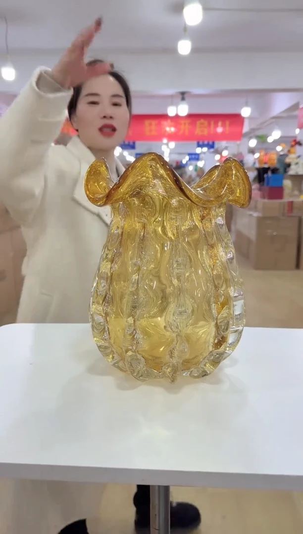 【闪购商品】玻璃洛芙花器-i-早3