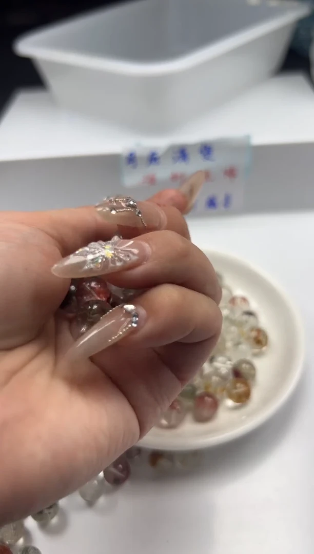 未镶嵌颈饰水晶w2425四季幽灵10mm*4颗