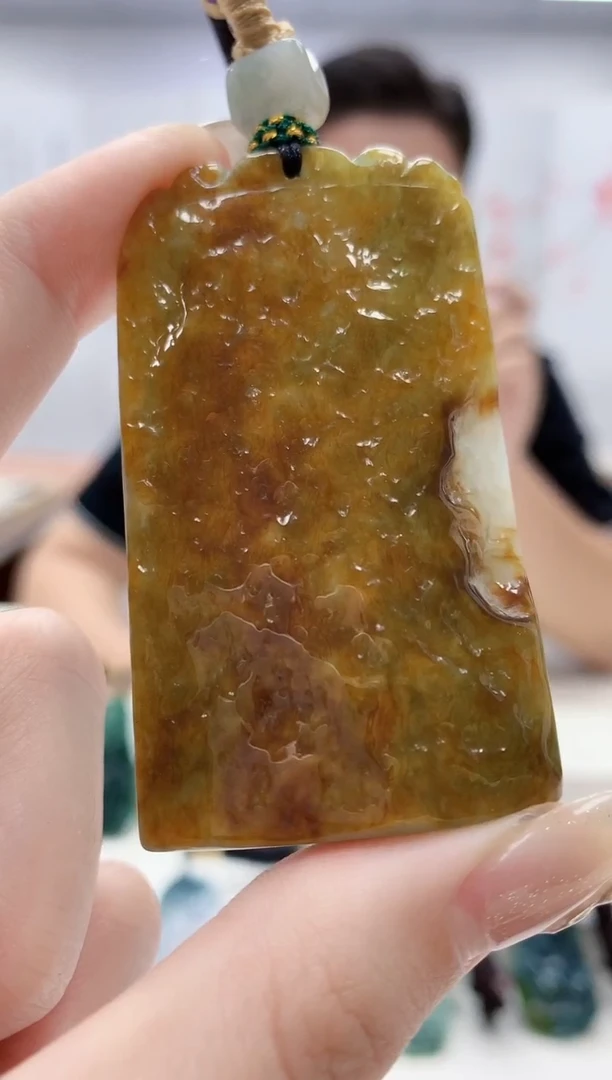未镶嵌定制翡翠4917jw-毛货挂件68