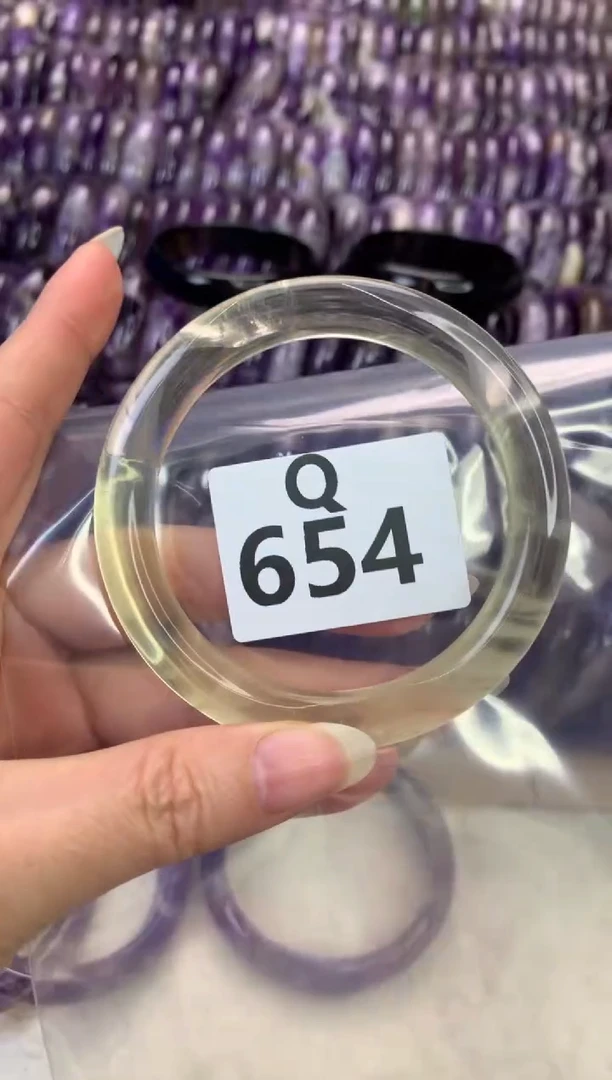 【闪购商品】水晶水晶手镯Q未镶嵌654-57