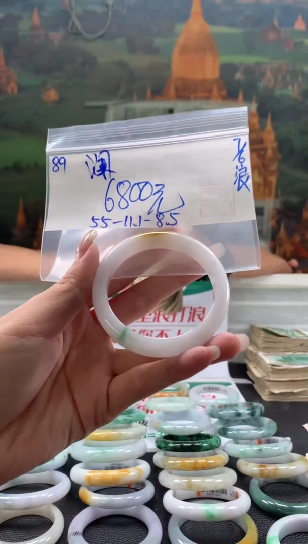 翡翠手镯未镶嵌翡翠手镯 下单联系小耳机#89