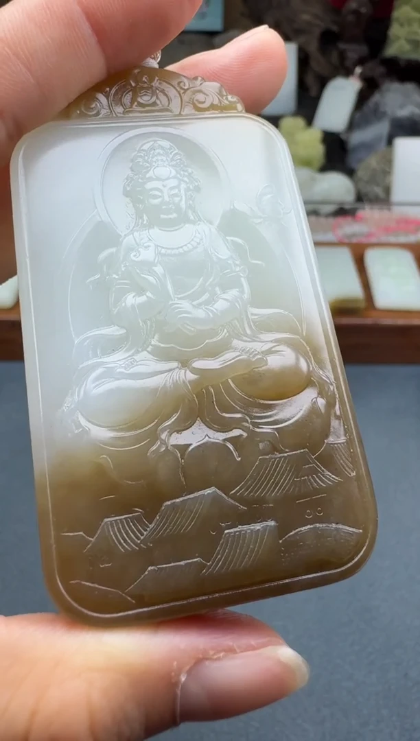 【闪购商品】和田玉颈饰未镶嵌开心