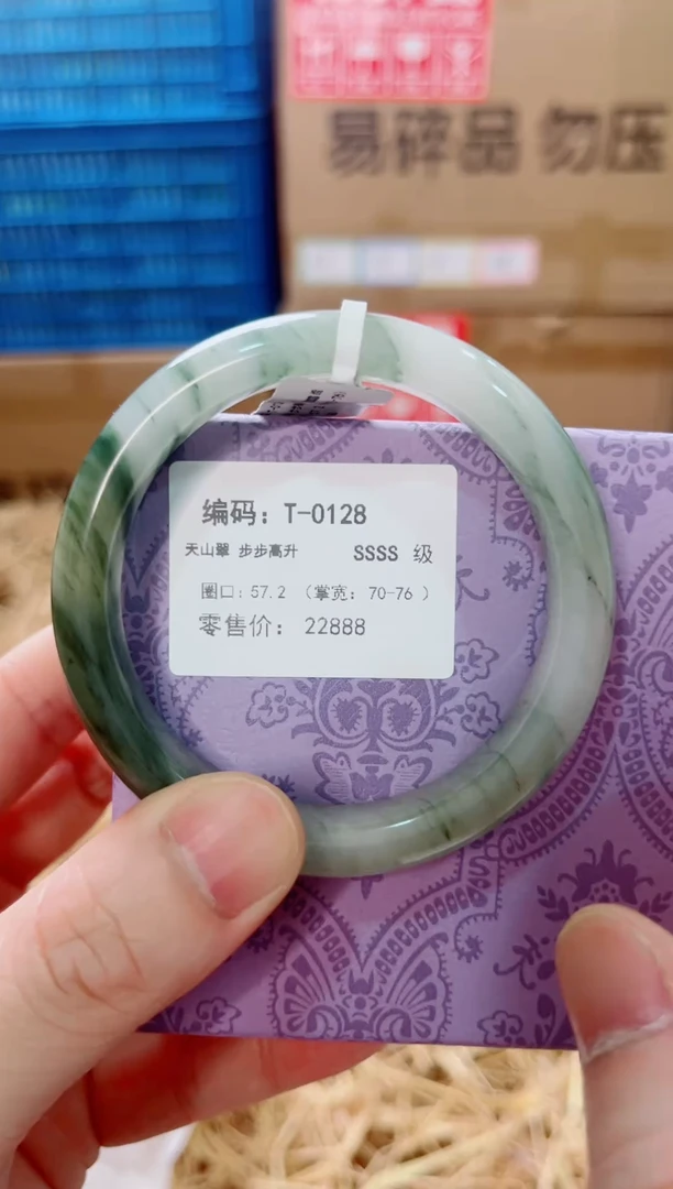 未镶嵌手镯石英质玉T-0128