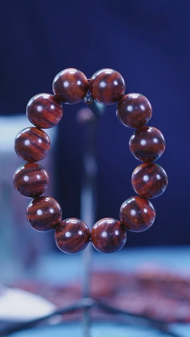 黄花梨/降香黄檀海南黄花梨南山大黑线油梨2.0手串