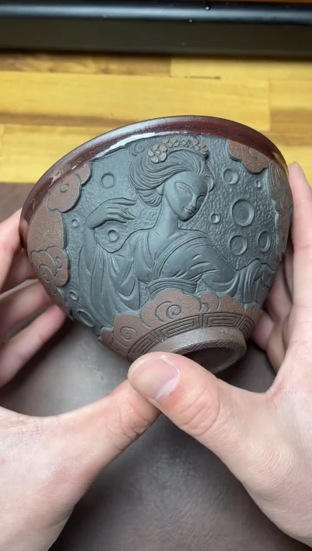 【闪购商品】茶盏名家王经民建盏（带证书礼盒）17