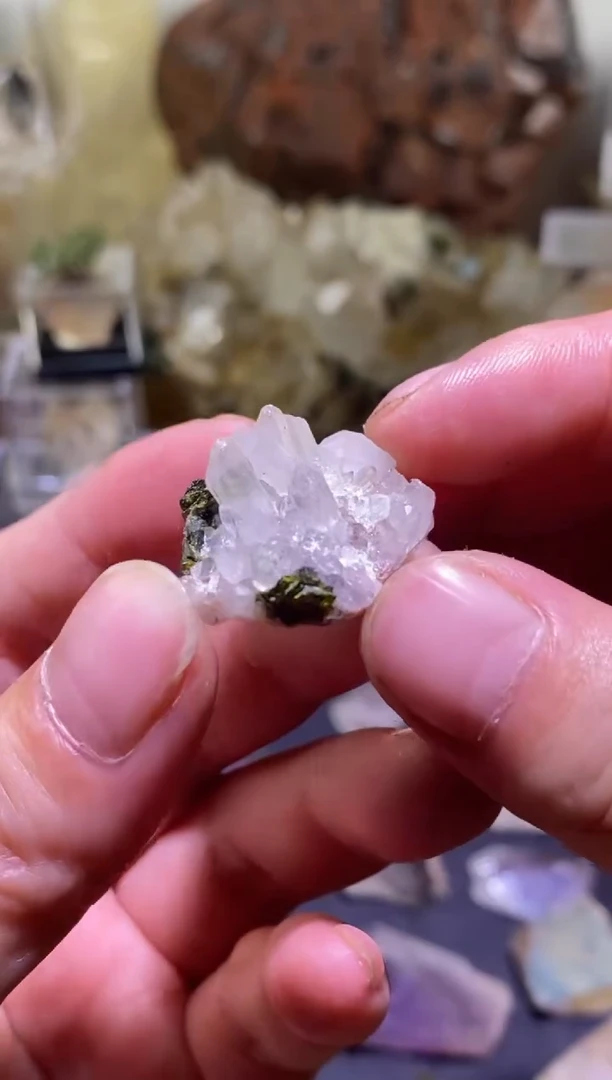 未镶嵌珠宝半成品水晶10号四川美姑超七花园水晶