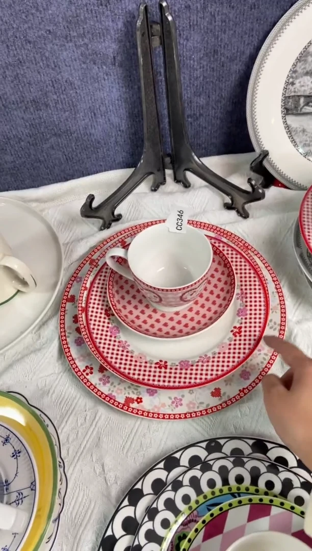 【闪购商品】瓷片陶瓷原单CC346餐具五件套