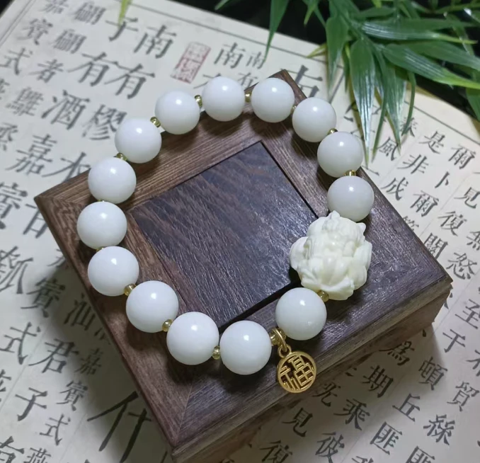 0113-单圈精品菩提文玩手串  愿