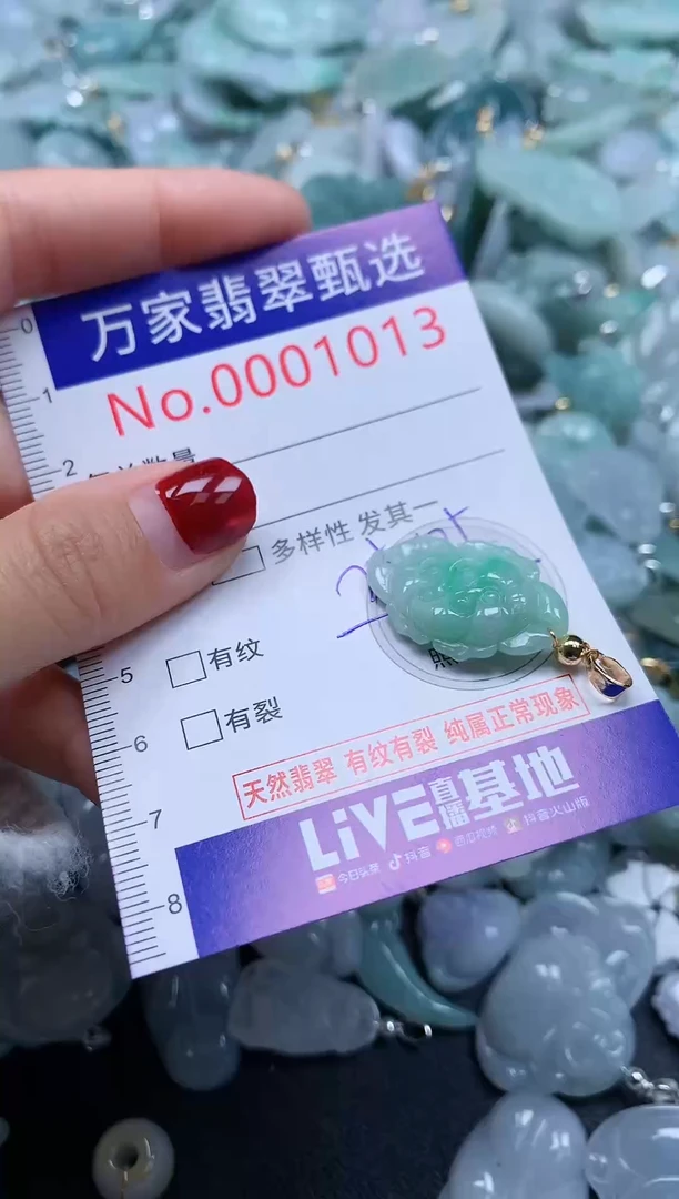 吊坠(不含链)未镶嵌翡翠1013