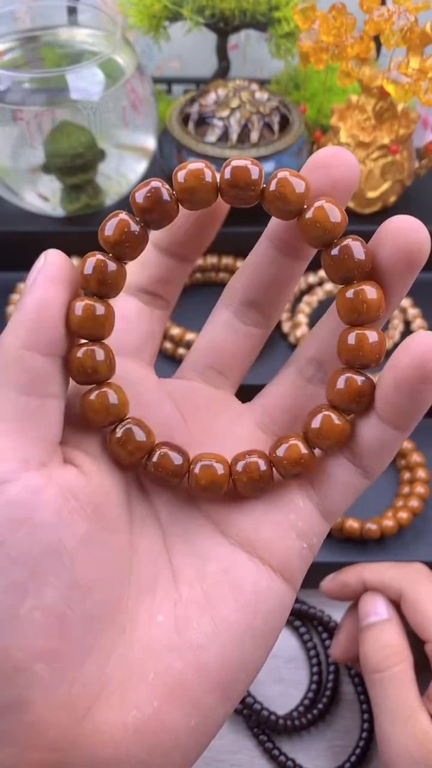 紫金鼠手串紫金鼠实心老型8号