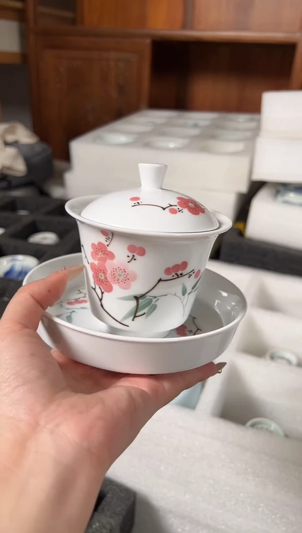 瓷片景德镇瓷器茶器茶杯
