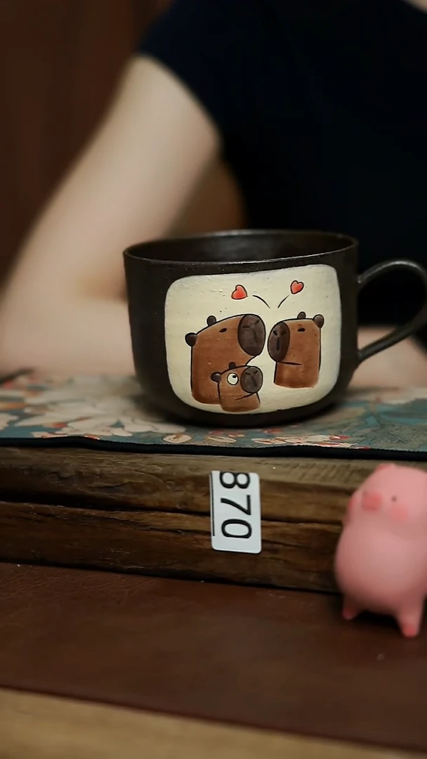 喵喵设计师款 咖啡杯