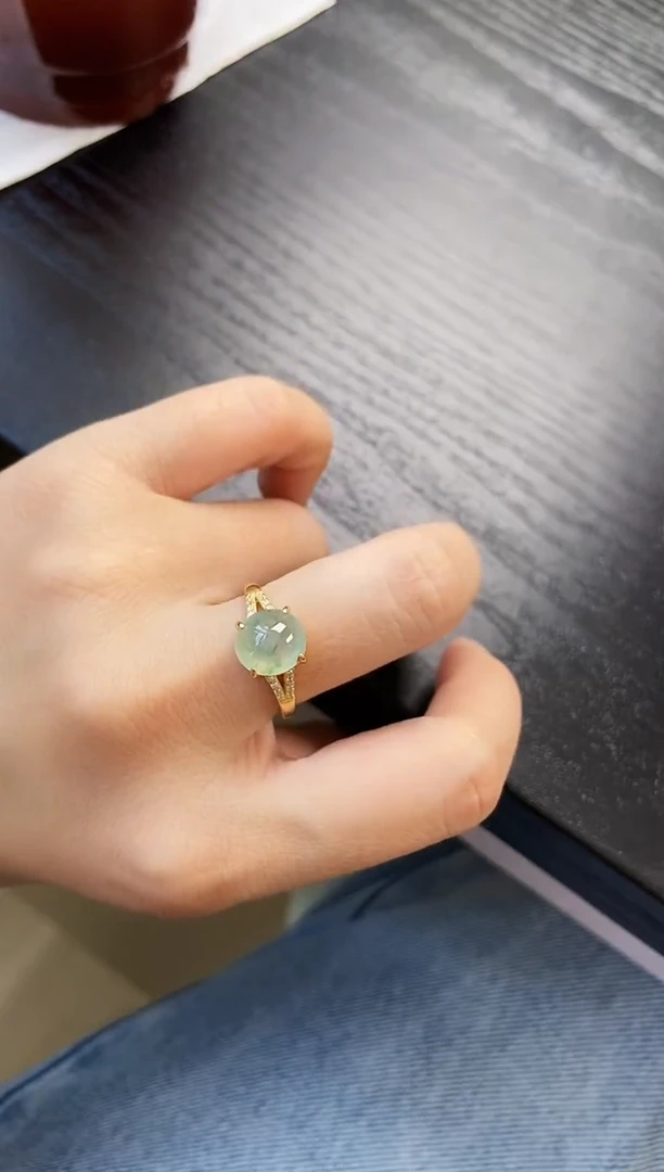 银S925镶嵌戒指翡翠21