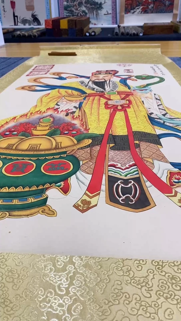 陶瓷纯手工手绘字画