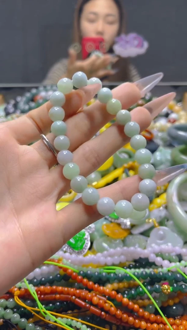 颈饰未镶嵌翡翠7MM