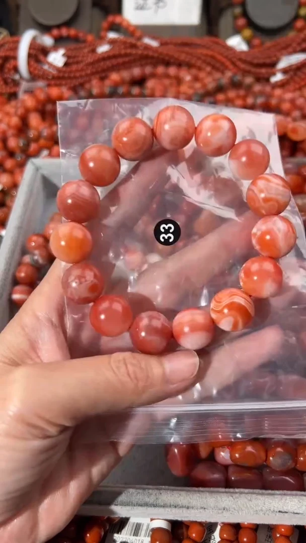 南红玛瑙手串未镶嵌15
