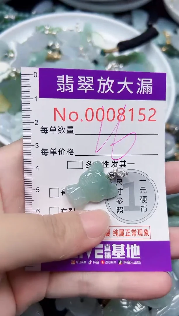 颈饰未镶嵌翡翠8152