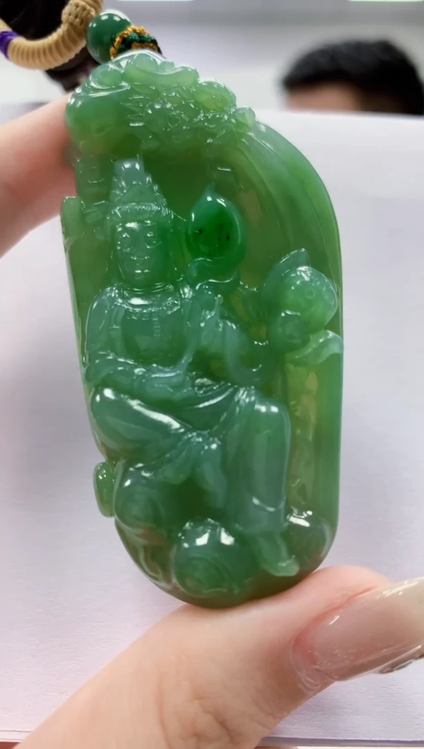 未镶嵌定制翡翠5028jw-毛货挂件47