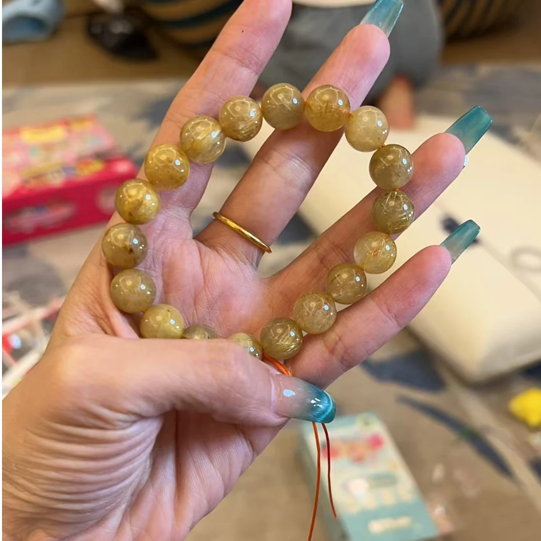 合金手链 二姐同款男士黄色手链 多样性发其一