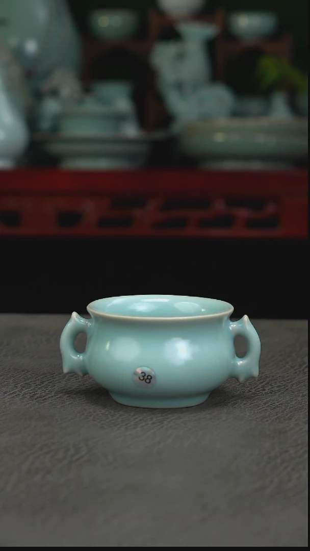 38号双耳杯孤品无纹福利~帆