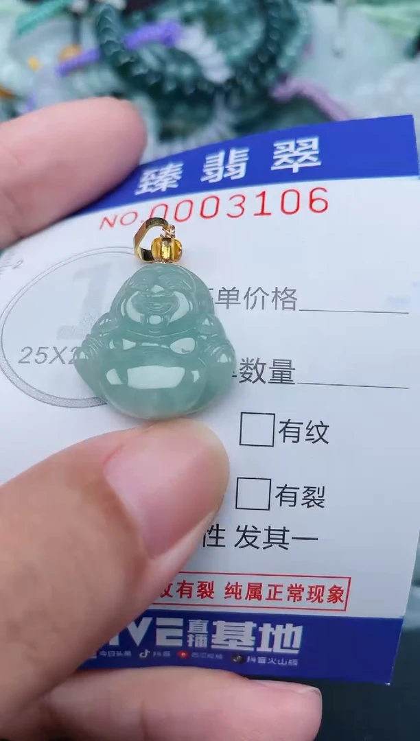 翡翠未镶嵌颈饰.0003106