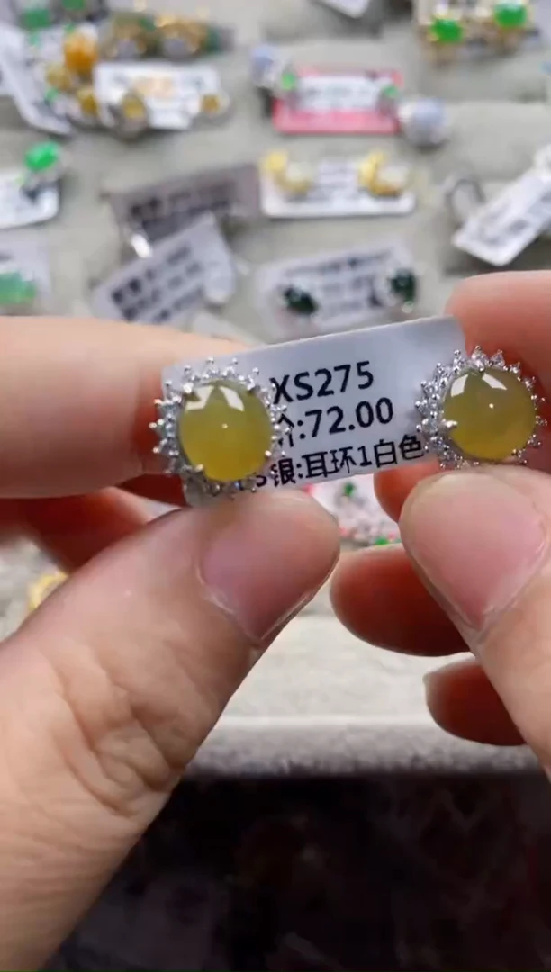 银S925镶嵌戒指翡翠777    101111