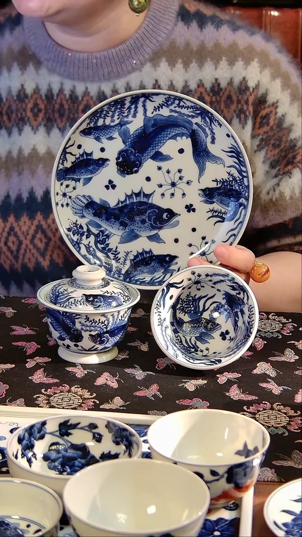 茶具3件套手绘。。。。。。。。。。。。。