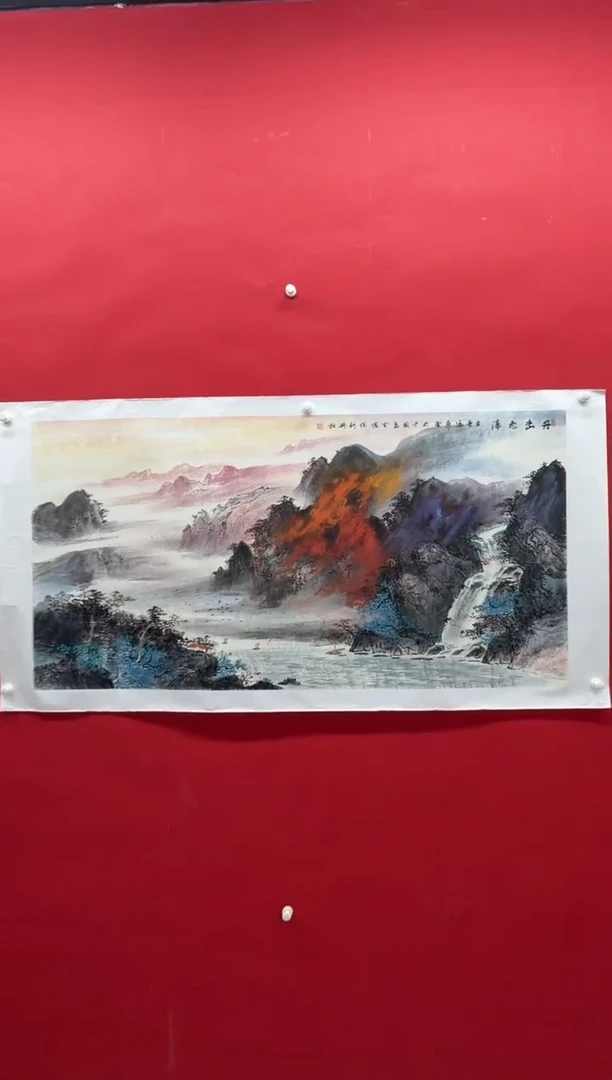 国画画家陆远华纯手绘原作