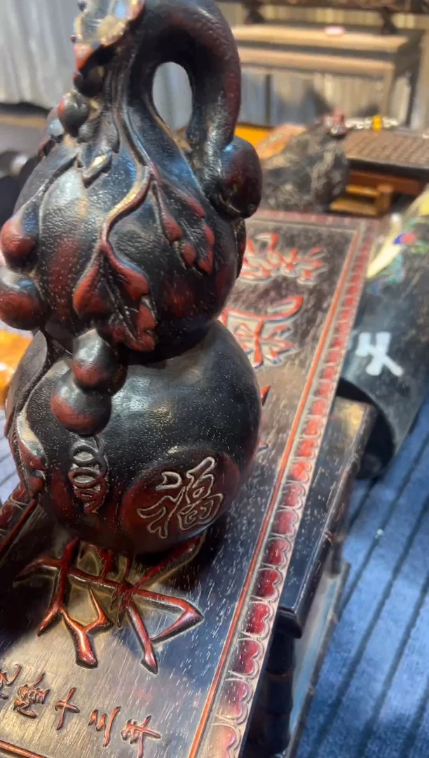 檀香紫檀（小叶紫檀）葫芦摆件