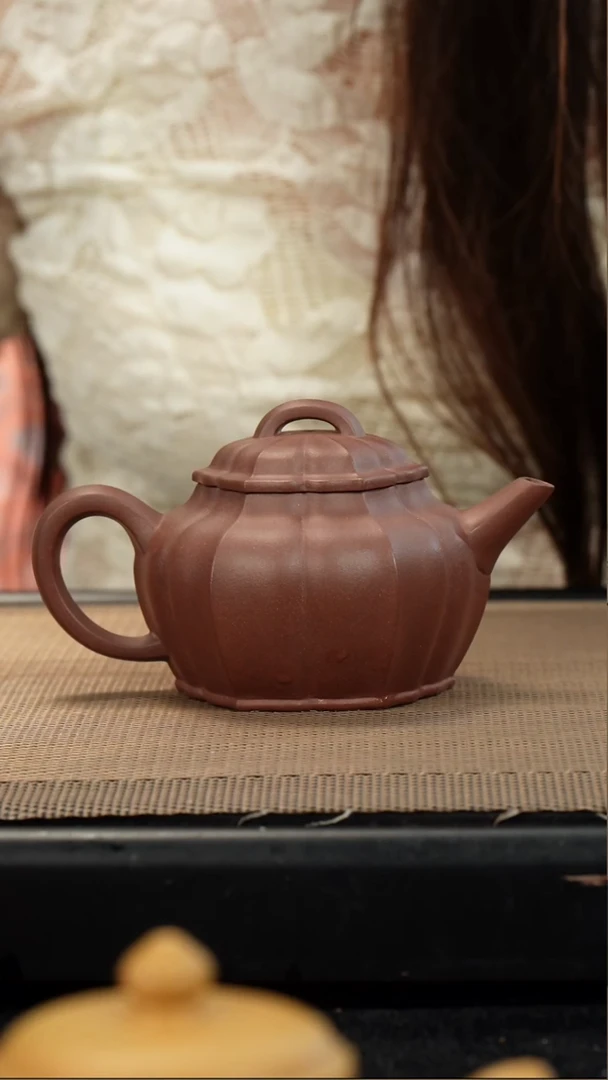 茶壶紫砂底槽清筋纹培风160