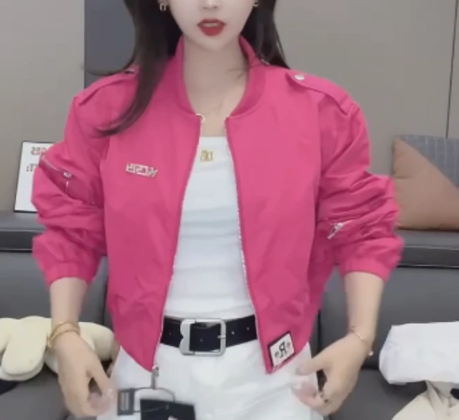 2025夏季新款网红同款洋气减龄气质休闲外套短款裤子橙a